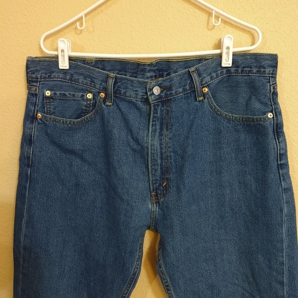 Men's Levi's 505 Straight Leg Jeans Size 40x29 - Picture 4 of 10